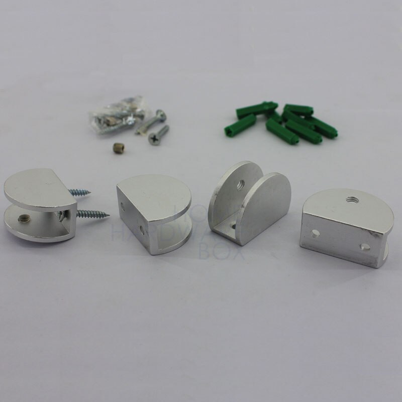 4 pc douche muur beugel 3/8