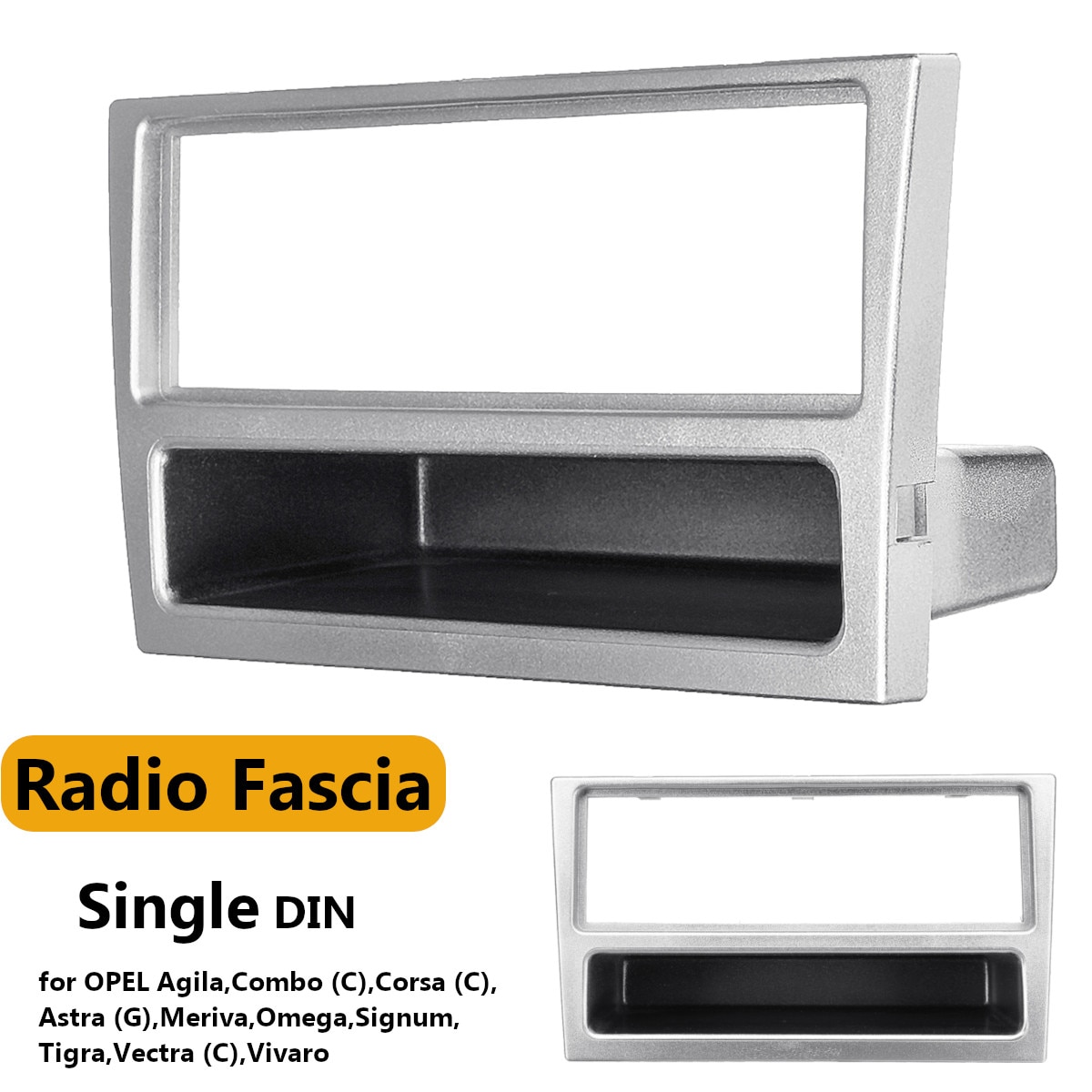 1 din bilstereo radio dvd-afspiller fascia panelpladeramme til opel agila tigra astra til corsa til omega til signum til vectra
