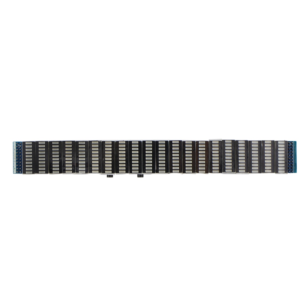 GHXAMP Multicolor 20 Segment LED Muziek Spectrum Versterker Niveau 10 USB 5-12V Voeding Klok Functie Afgewerkt