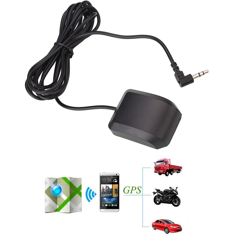 External GPS Antenna Navigation System module receiver Vehicle GPS Signal Amplifier Booster with 3.5mm plug