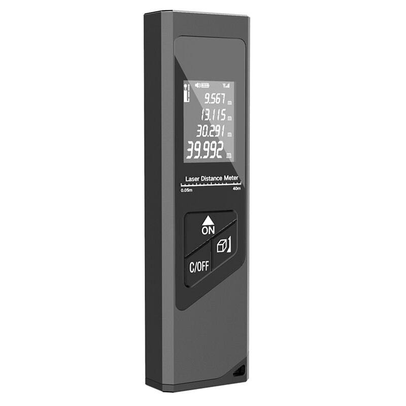 Telémetro Digital de 40M con carga USB, telémetro Digital de cinta métrica
