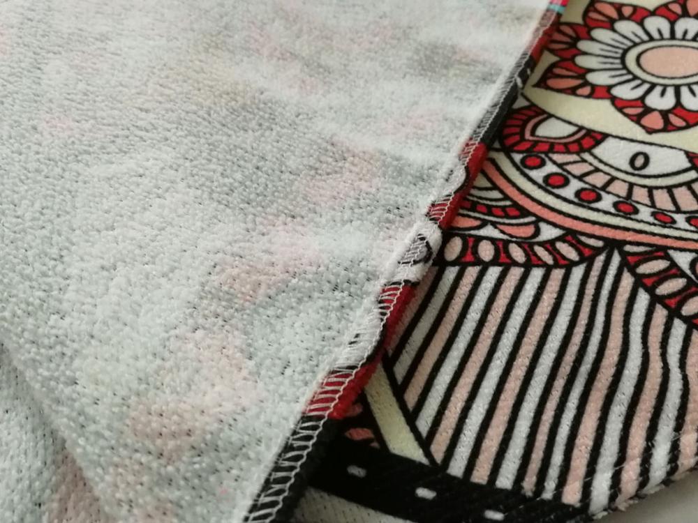 aztèque bohème géométrique Triangles Zigzags diamants rayures imprimer grand adulte Poncho à capuche piscine bain serviette de plage