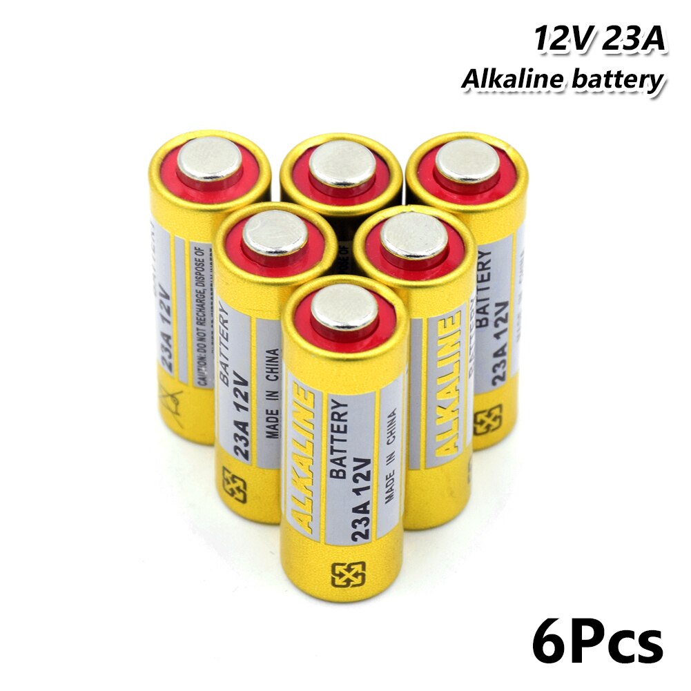 6pcs/pack alkaline bateria 12v 23A CA20 K23A L1028 23AE 21/23 23GA 8LR23 Watch electric toy battery Calculator battery