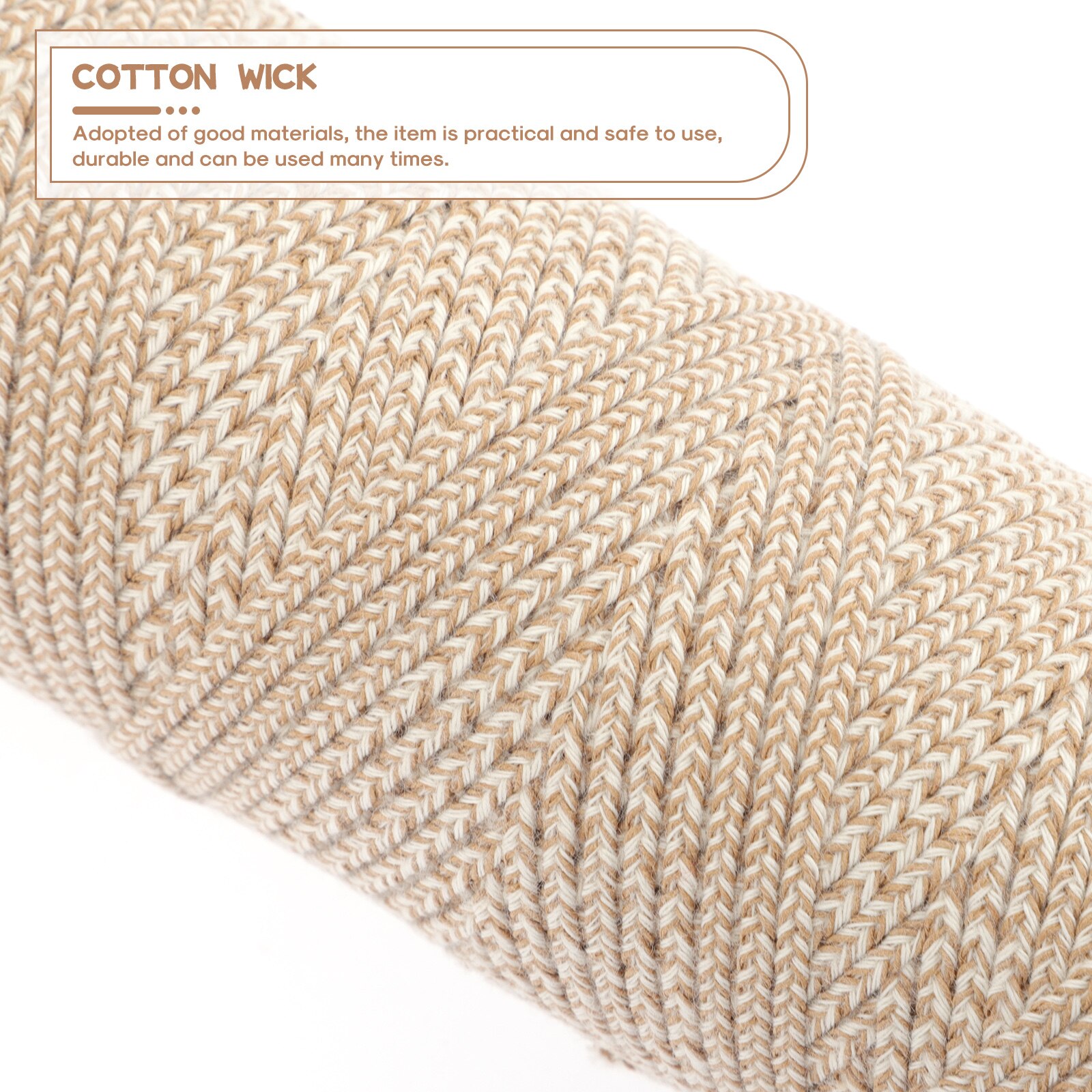 1 Roll DIY Cotton Candle Wicks 150m Wicks for Candle Making Cotton Wicks