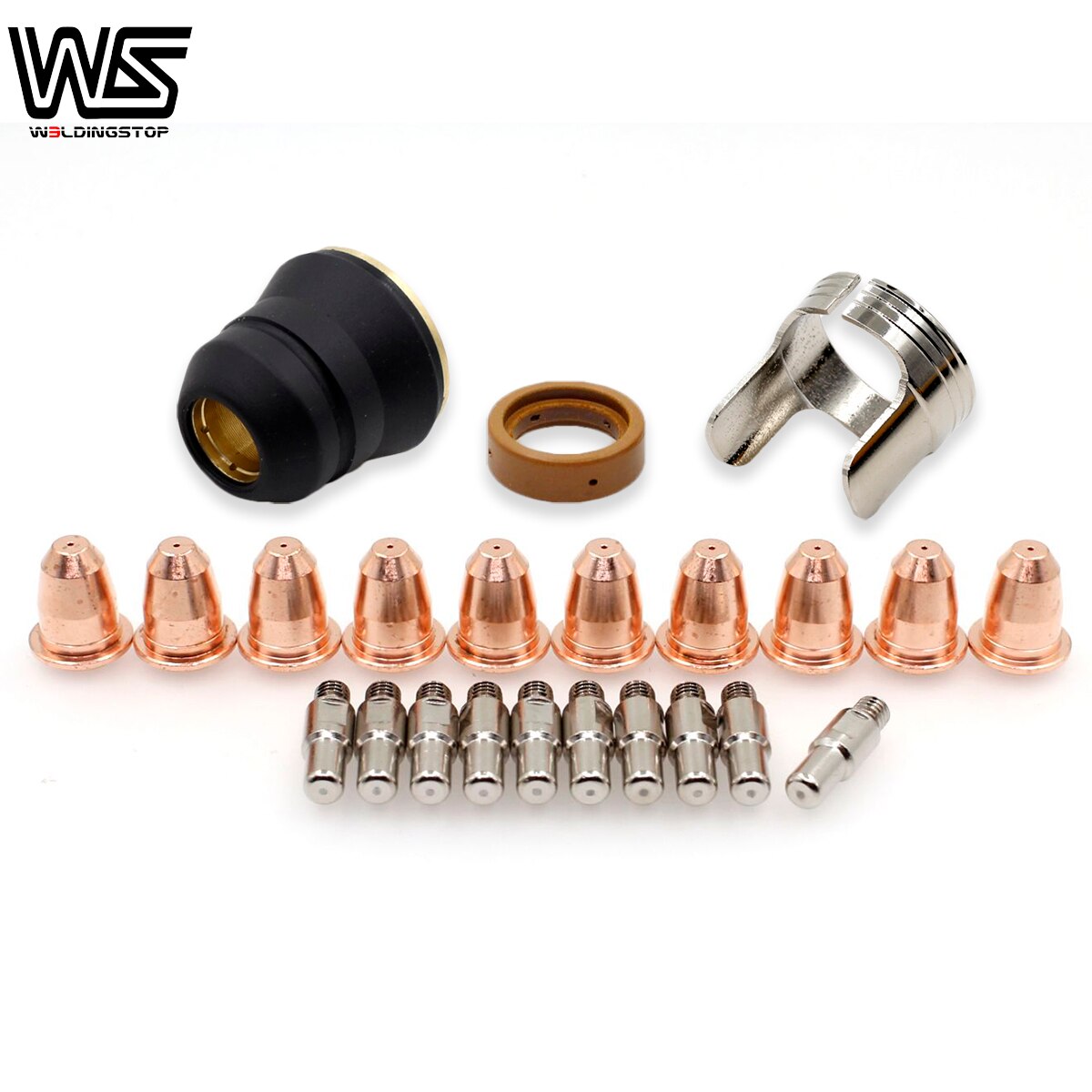 S45 PT-60 Plasma Cutter Torch Consumables CUT55 CUT55i PT40 IPT-40 PT60 PTM-60 IPT-60 HC4000 Fit Telwin Plasma 34 PKG/23