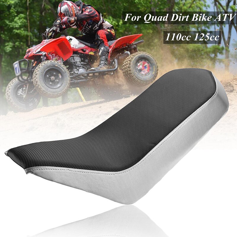 ATV Dirt Bike Seat PVC Vinyl Foam Seat For 110cc 125cc Racing Style Quad Dirt Bike ATV 4-Wheeler