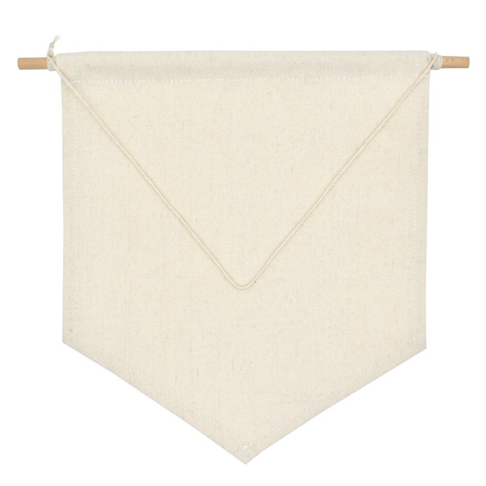 Kid Room Badge Display Blank Cotton Pin Wall Display Hanging Pennant Banner Decor Badge Buttons and Lapel Collections Wall Decor: beige / M