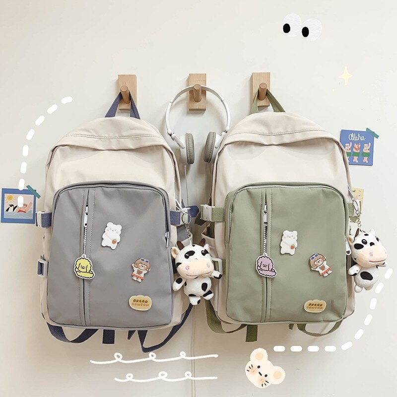 Kobiety student urocze plecaki Kawaii tornister dla nastolatków dziewczyny klasyczny plecak na laptopa kobieta dziennik podróży torby damskie Mochila