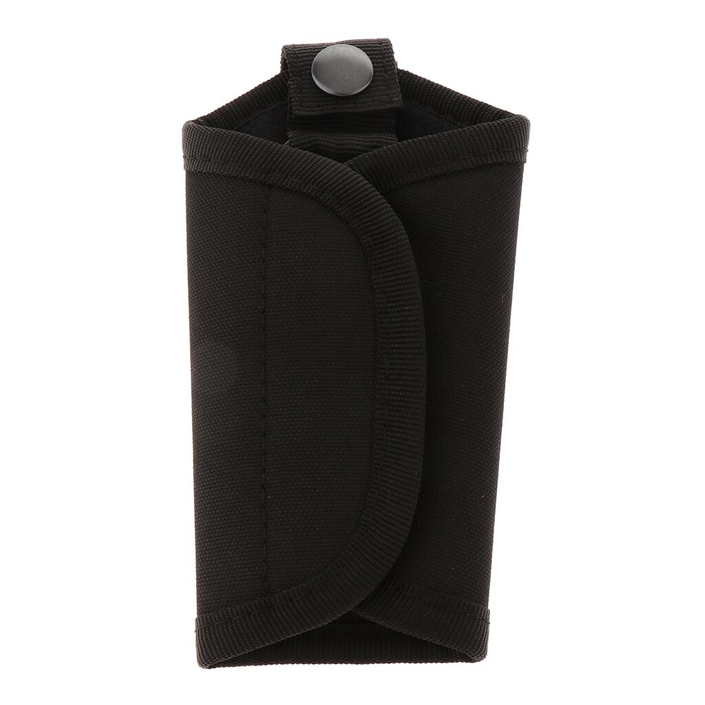 Black Silent Key Holder Key Bag Pouch Case with Closure