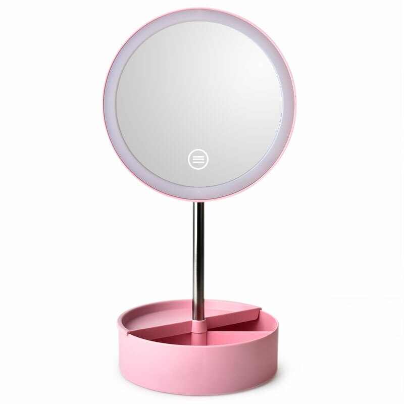 B0117s desktop smart tint spejl desktop led selvlysende modtage makeup spejl aktivitet