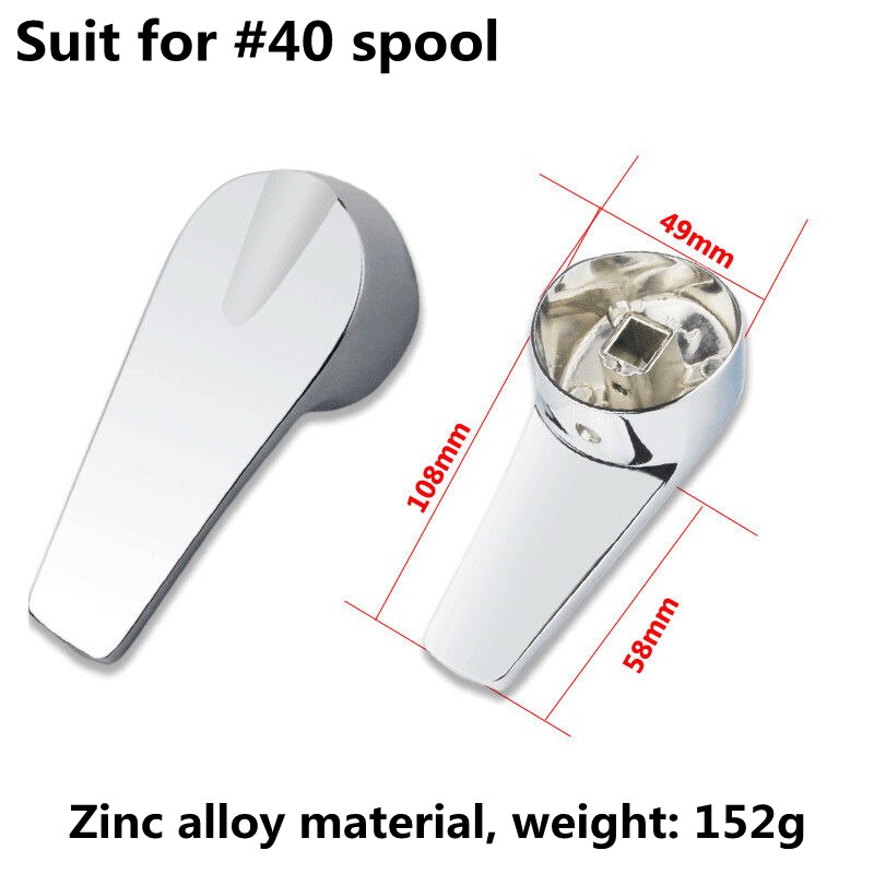 Bathroom Faucet Single Metal Lever Handle Kit 35mm 40mm For single lever pressure balance bath and shower faucets Accessories: 40mm-Alloy6
