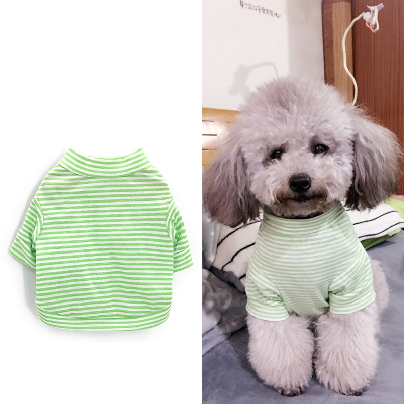 Summer Dog Clothes Striped Pet Dog Tshirt Pets Clothing For Small Medium Dogs Costume Chihuahua Dogs Clothes Cat Puppy Outfit