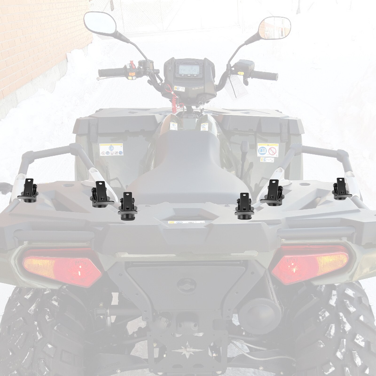 UTV ATV KEMIMOTO Sportsman Lock Ride Tie Kit Expansion Anchor For Polaris Sportsman ETX X2 300 335 400 450 500 RZR XP 1000