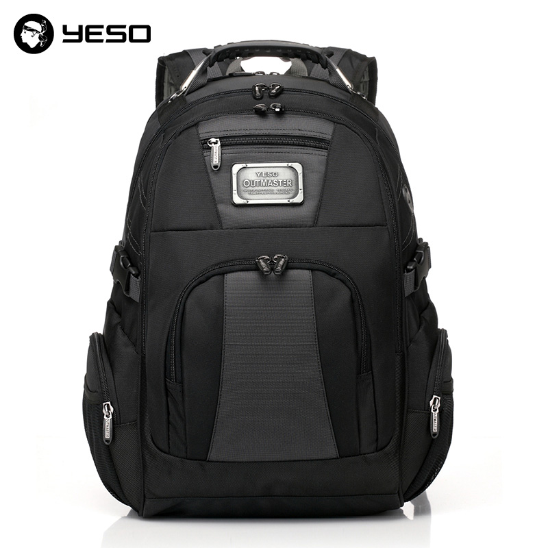 YESO-mochila para ordenador portátil de gran capacidad para hombre, morral multifunción impermeable de 15,6 pulgadas para adolescentes, mochila de viaje informal de negocios: Default Title