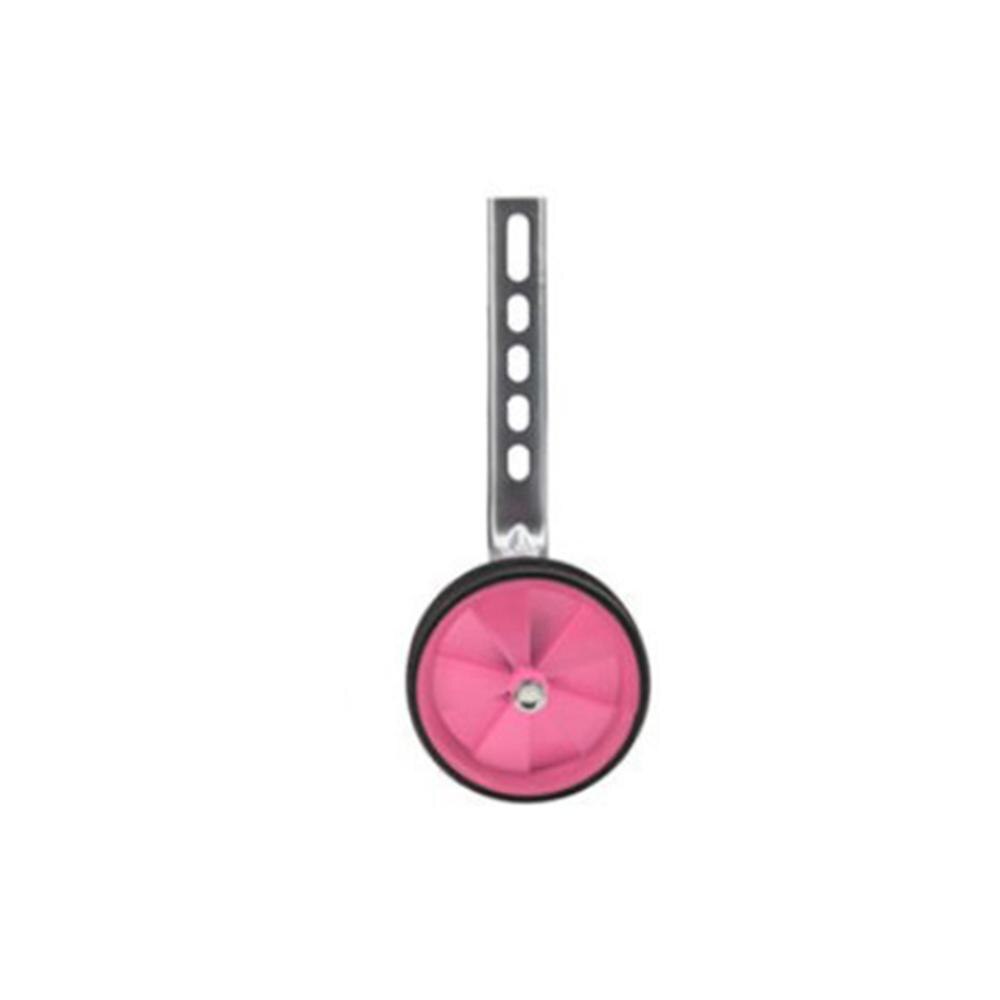Children Bike Training Wheels Heavy-Duty Bracket Adjustable Rear Wheel for 12/14/16/18/20-Inch Frame Bicycle Accessories: pink