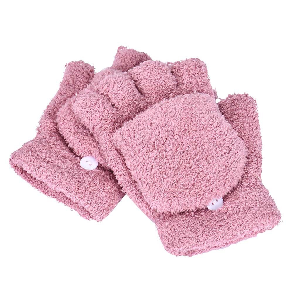 Mädchen Frauen Damen Hand Handgelenk Warmer Winter Finger Handschuhe Neue 0-3 Jahre Alt Nette Mitten Baby Handschuhe Kinder halten Finger: Pink