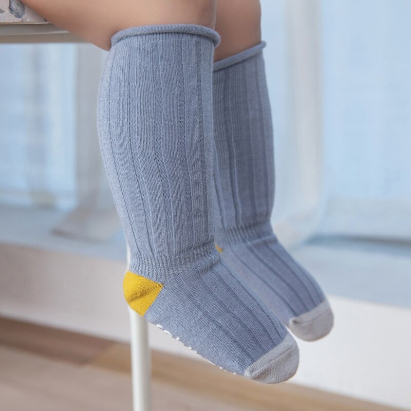 Baby Sokken Neonatale Herfst Katoen Stippen Plain Stripes Kids Meisjes Jongens Kinderen Sokken Voor 1-3 Jaar