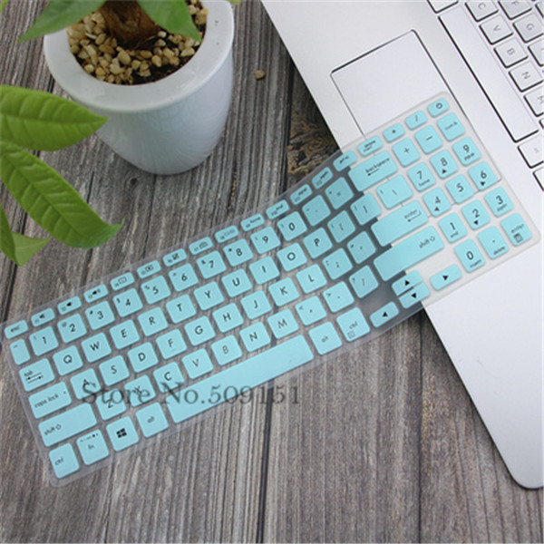 For Asus Vivobook 15 ASUS VivoBook 15 M515UA M515U M515D M515DA M515 DA 15.6 Inch Silicone Laptop Keyboard Cover Skin Protector: Skyblue