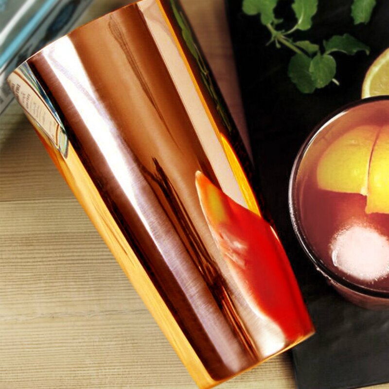 Premium Boston Cocktail Shaker Weighted Shaking Tins, Gold Plated / Copper Plated, Black / Mirror Finish, Premium Barware Tools