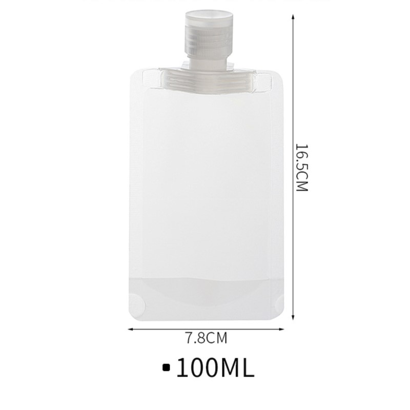 Travel Refill Bag for Cosmetics, Lotion, Shower Gel, ShampooTrip Portable Small Facial Cleanser, Disposable Refill Bottle #3072