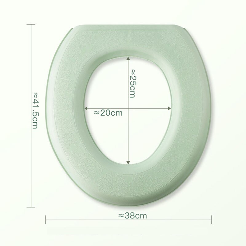 Winter Toilet Seat Cover Warm Waterproof O-shape Pad Closestool Mat Foam Soft Household Toilet Seat Cushion Bathroom Accessories