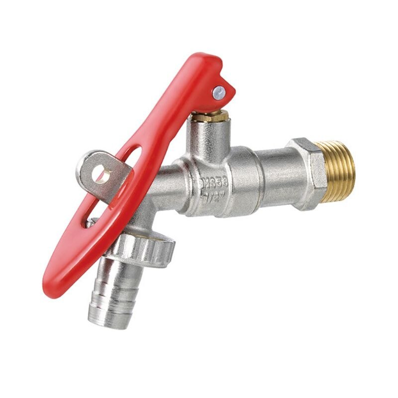 1/2&#39;&#39; Brass Thread Water Tap Lockable Washing Machine Faucet Pipe Connector