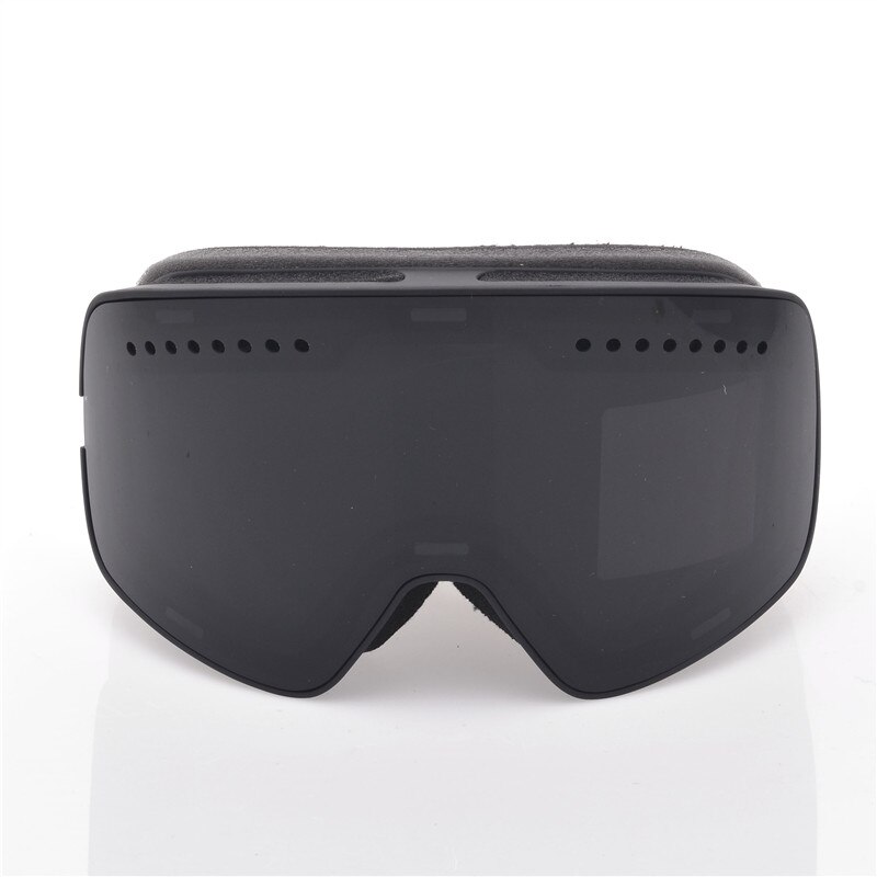 Magnetische Ski Brille Anti-Nebel-Doppel Objektiv Uv400 Professionelle Ski Brille Brillen Männer Frauen Skifahren Snowboard Brille Googles: Schwarz