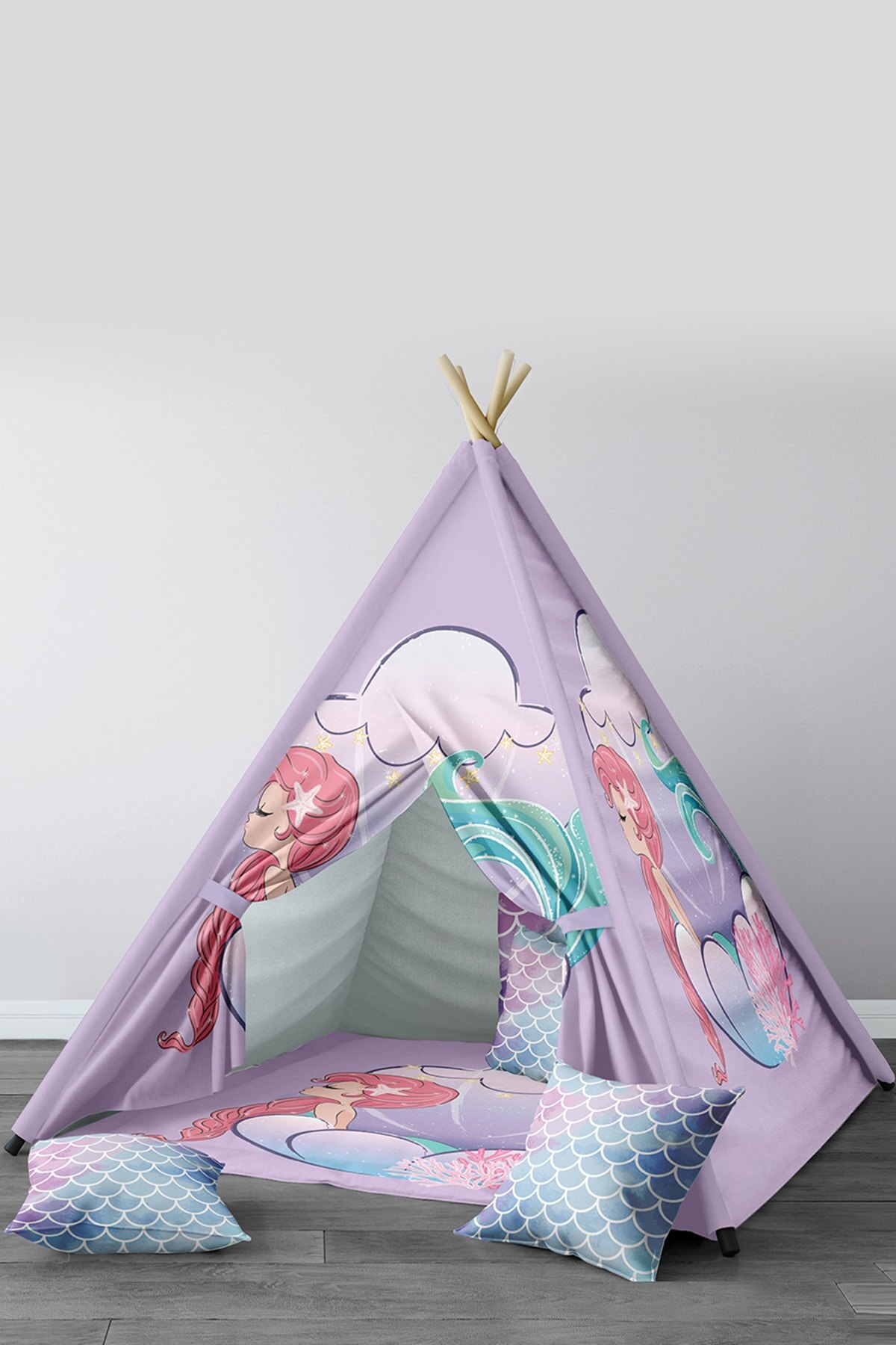 Tenda da gioco indiana lilla bambino n. 74