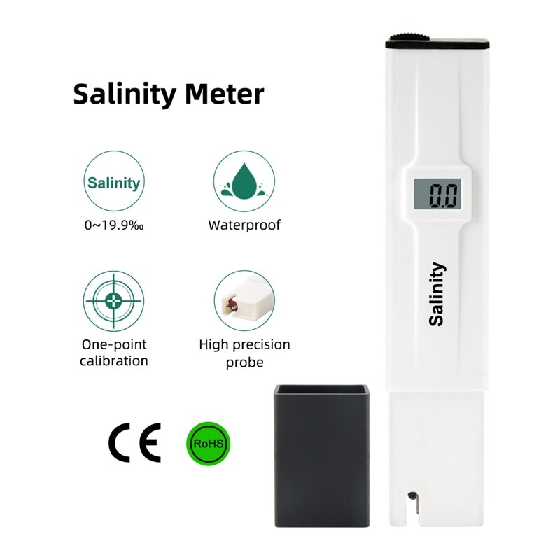 SA-9183 Salinity Meter Detector Food Processing Restaurant Breeding Test Pen High Precision Measuring Instrument