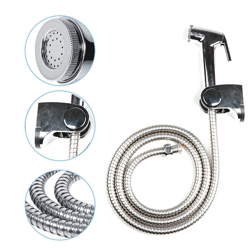Rvs Wc Bidet Tap Set Handheld Douche Badkamer Sproeier Hygiënische Douche Spuitpistool voor Badkamer Bidet Kraan