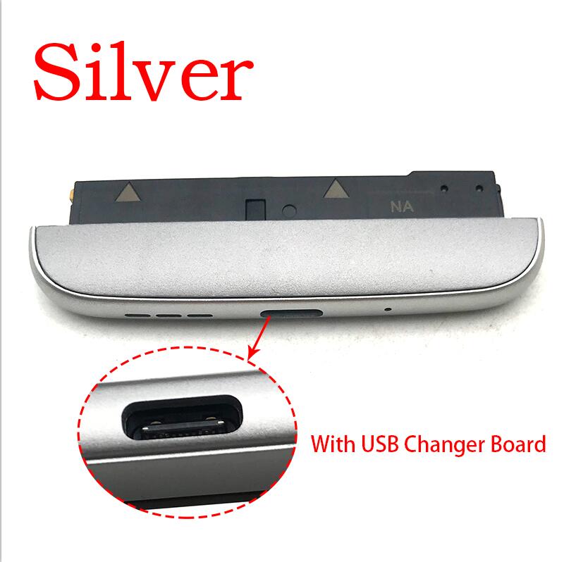 Usb Opladen Dock Microfoon Board + Luidspreker Ringer Buzzer Voor Lg G5 H850 H840 H860 H848 H868: Silvery