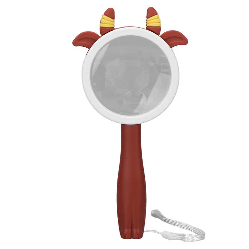 Handheld Magnifying Glass Good Light Transmittance Acrylic Portable Handheld Reading Magnifier Matte High Magnification Factor