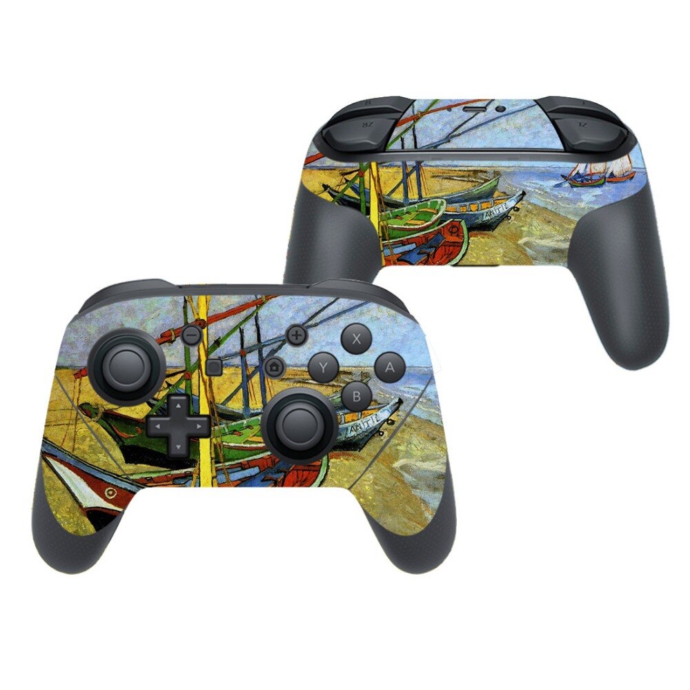1Pcs Sticker Vinyl Skin Voor Nintend Schakelaar Ns Pro Controller Gamepad Protector Game Cover Decals Protector Schilderen Stickers