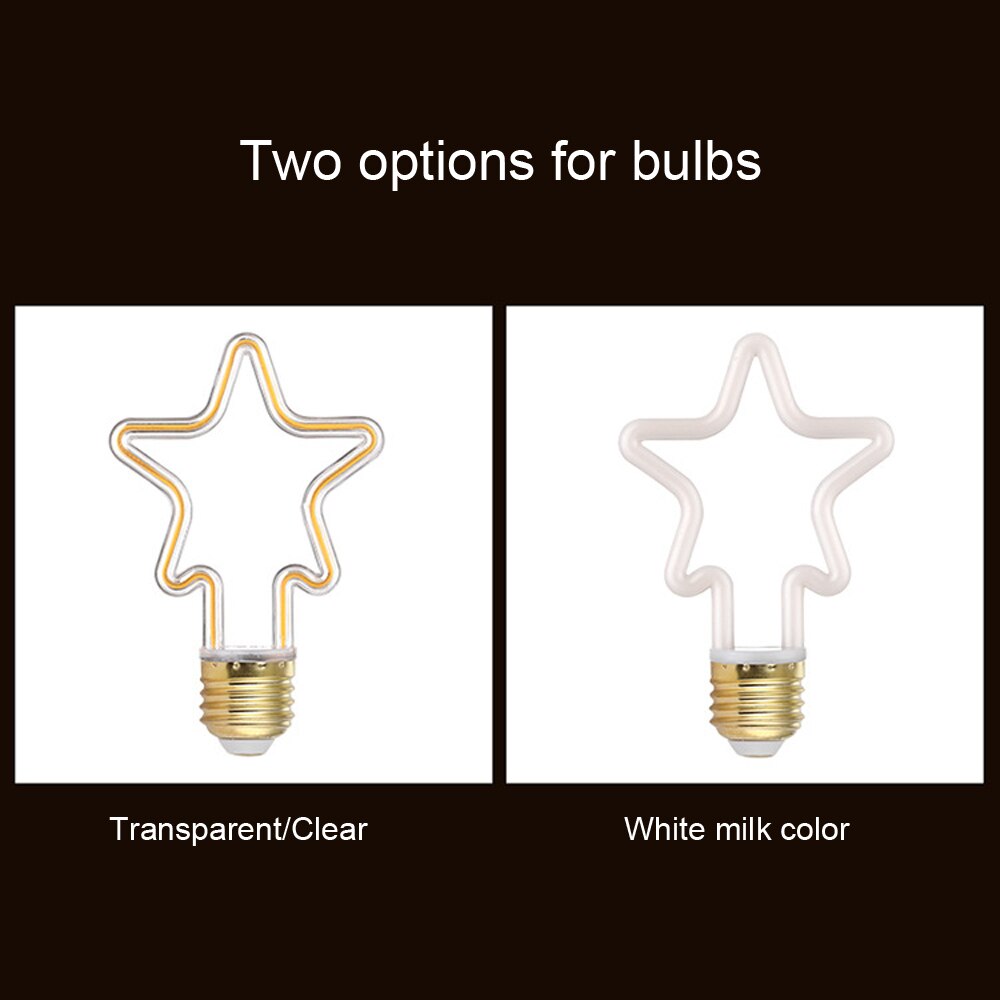 Ampoule rétro LED Edison 220V 230V E27 LED, lumière à Filament doux, lampe de maison, Ampoule à incandescence, décoration d'éclairage de