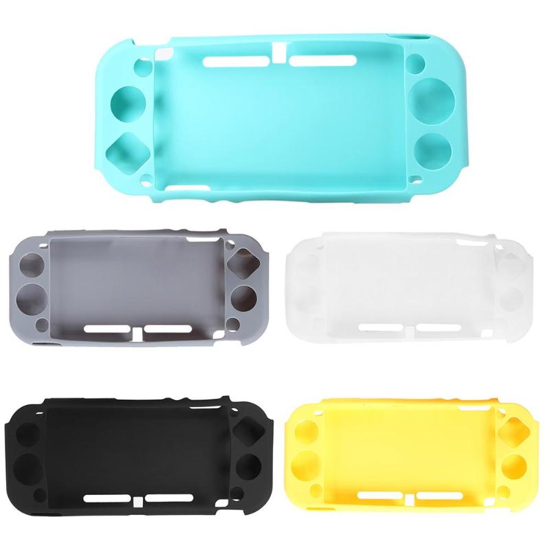 Soft Silicone Case Protective Cover for Nintendo Switch Lite Mini Console Controller Gaming Back Shell Protection Accessories