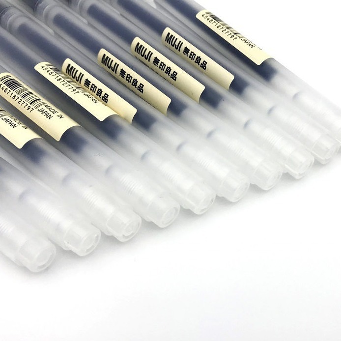 10 stks/set Kawaii MUJIs Gel Pen Zwart/Rood/Blauw 0.38mm 0.5mm Inkt Japan Kleur Pen kantoor School Balpen Japanse Briefpapier