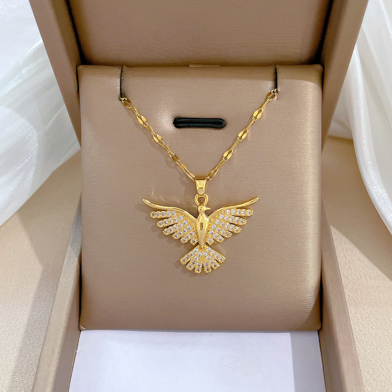 Collier Femme Acier Inoxydable Couleur Or - Neuf Sans Emballage - Simple Et élégant