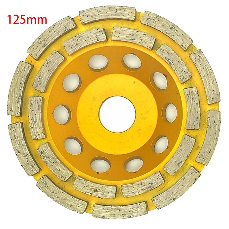 Diamant Segment Slijpschijf Cup Disc Grinder Beton Graniet Stone Cut: 125 Mm