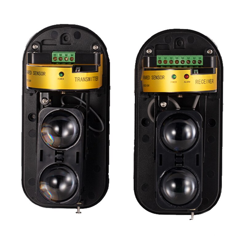 Dual Beam Sensor Active Infrared Intrusion Detector IR 30m~150m Outdoor Perimeter Wall Barrier Fence for GSM alarm