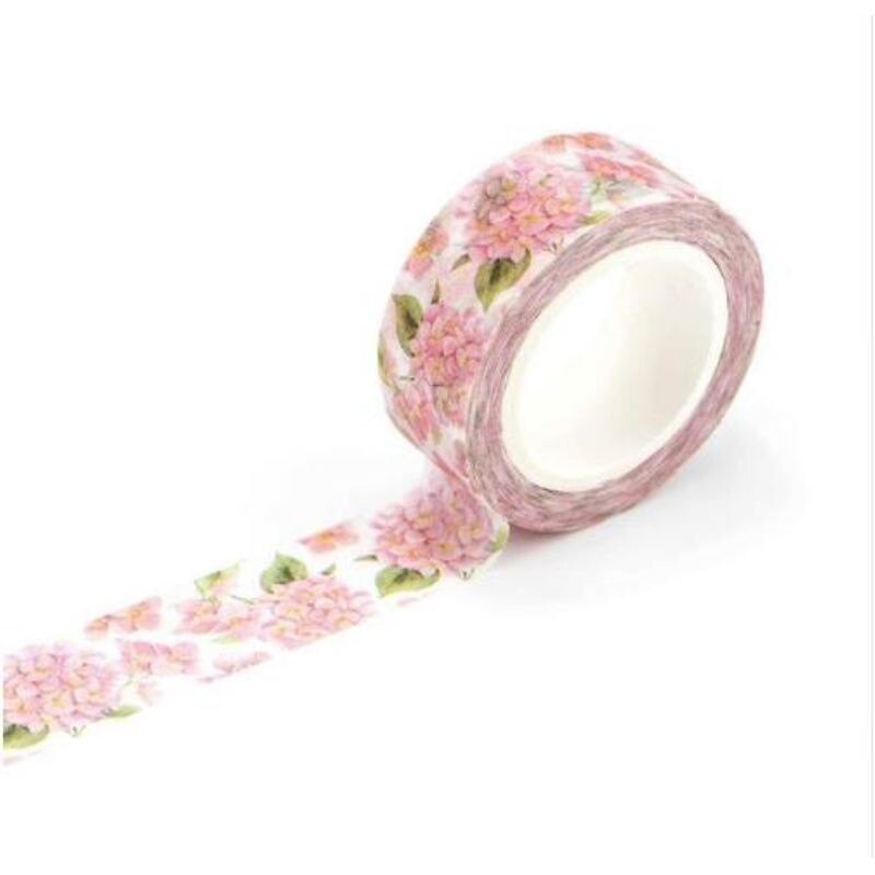 Romantic Floral Paper Washi Tape 15mm*7m Flowers Masking Tapes Decorative Stickers DIY Album Decoration: BG3025
