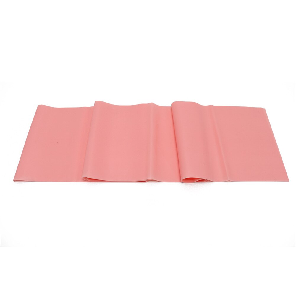 Unisexe Fitness Yoga intérieur Tension bande Fitness exercice Pilates étirement ruban ceinture tirer élastique sangle fournitures: Rose