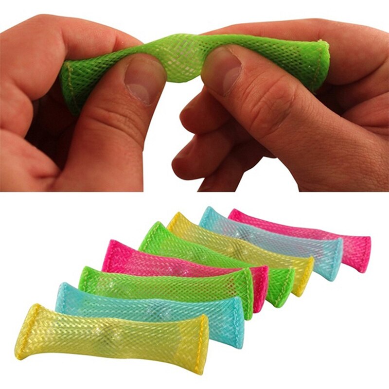Decompression Toy Weave Network Management Belt Marbles Simple Solid Color Children's Toy Puzzle Fun Children Toys