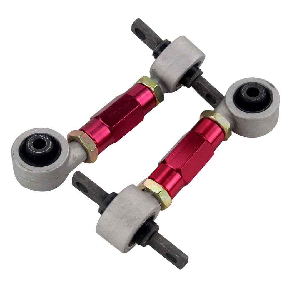 Wlr Racing-Links + Rechts Achter Camber Kit Voor Honda Acura Civic Integra Crx Rear Camber Arm Kit Eg ek DC2 Ef WLR9851: RED