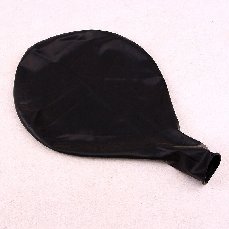 2 pièces 36 pouces surdimensionné rond latex ballon 90c géant anniversaire arc fête d'anniversaire décoration de mariage ballon flottant: Black