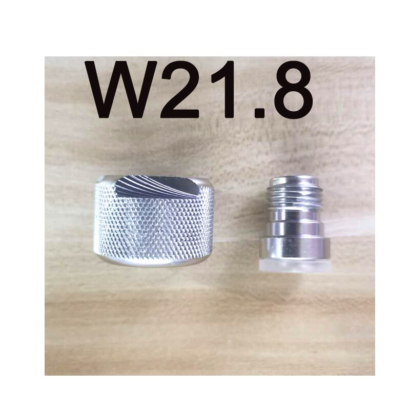 ZRDR Aquarium CO2 Regulator Nut Connector, W21.8 G5/8 CGA320 M22 Nut Connector, Fish Tank CO2 Fitting Sealing Ring: W21.8
