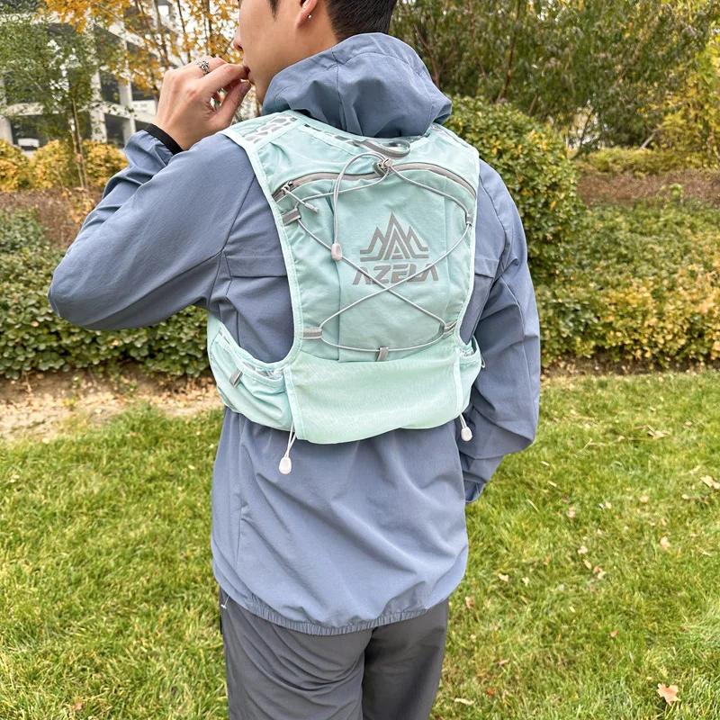 draussen Pfad Laufen Rucksack Ultraleicht Laufen Rennen Trinkweste Atmungsaktive Joggingweste für Marathon- Radfahren Wandern Pfad