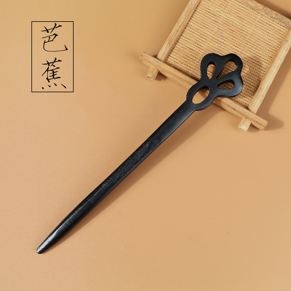 Bâton de cheveux chinois en bois, 16 styles, Hanfu traditionnel, fête, épingle à cheveux en bois sculpté à la main, couvre-chef pour femmes, accessoires de baguettes: vert militaire