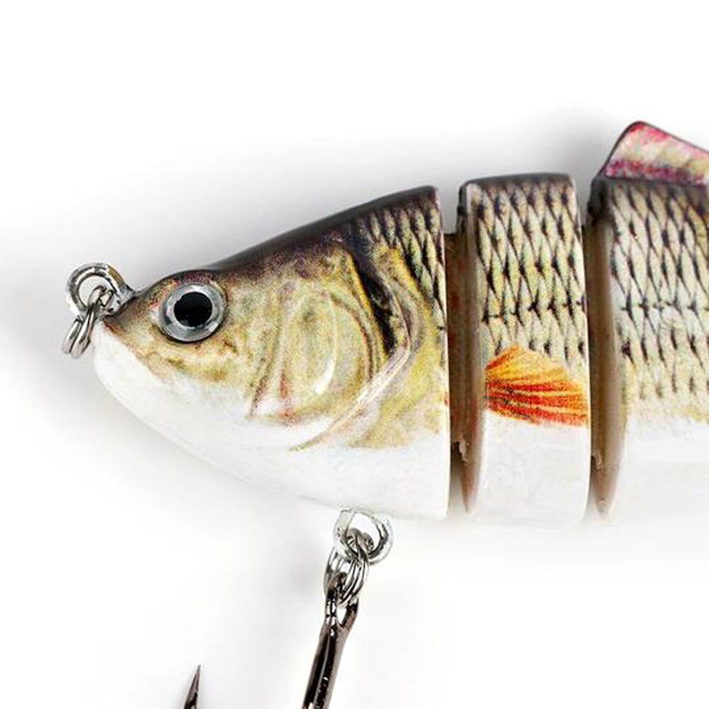 Multi Jointed 10 Cm Levensechte Nep Vissen Lokt Swimbaits Slow Sinking Hard Vissen Lokken DC156