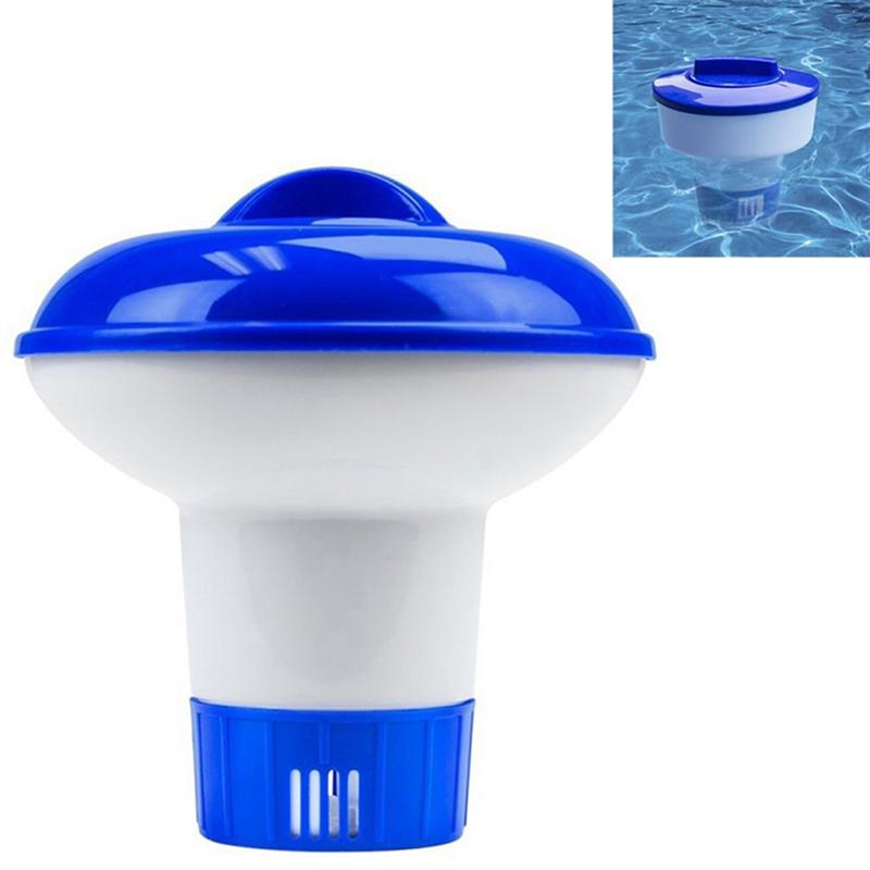 1pc spa-accessoires koffer apparatuur gereedschap tablet dispenser chloor broom desinfecteren zwembad chemische vlotter auto leverancier