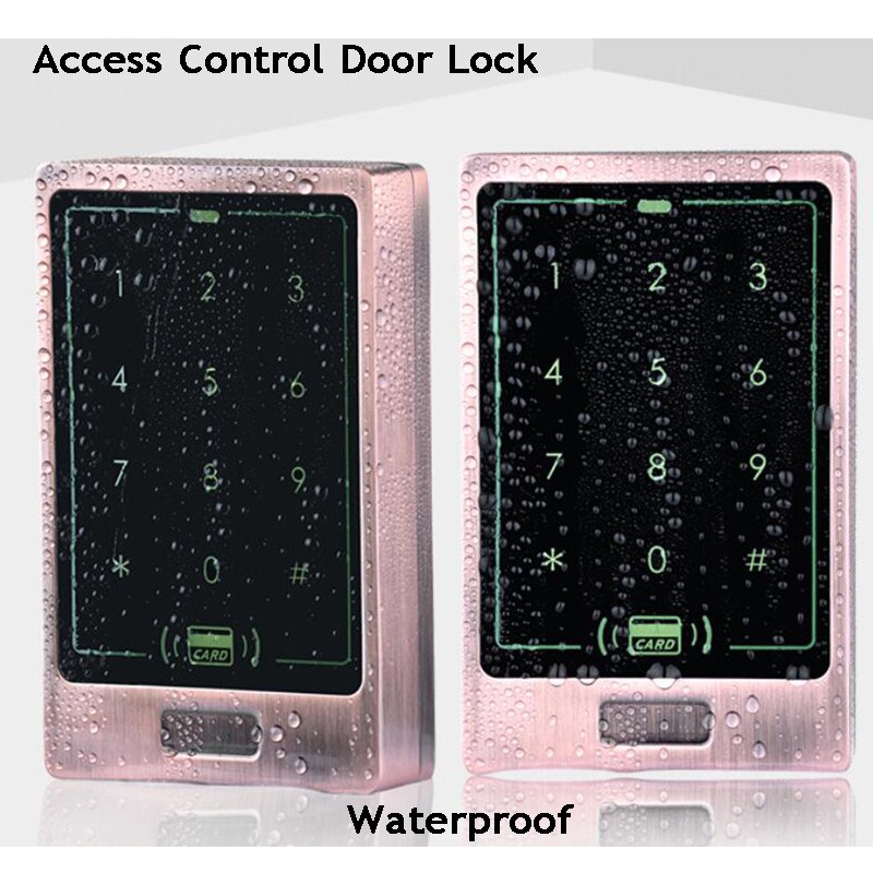 Garage/Office opener RFID Door Lock Doorbell/Keypad 125KHz Card Reader/Code Wiegand 26/34 Metal Electronic Digital Lock